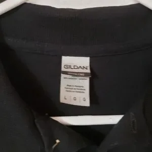 Walmart health ebassador black employee work polo shirt mens size L